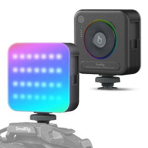 SmallRig RGBBeCg Vibe P108 LEDrfICg 2700K-6500K F ÖiK 359FRGB[h 2000mAh R[hV[Ή IJrfICg iphone/Gopro/Osmo Pocket/Samsung/Nikon/Canon/Sony/AN