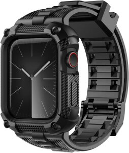 �R���p�`�u�� Apple Watch �o���h 44mm 45mm iWatch �V���[�Y 9/8/7/6/5/4/SE3/SE2/SE�ɑΉ� �A�b�v���E�H�b�` �t���J�o�[ ��̌^ �o���p�[�P�[�X�t�� ����~�� �ϋv�� �����h�~ �Ռ��z�� �H�� �h�� ��