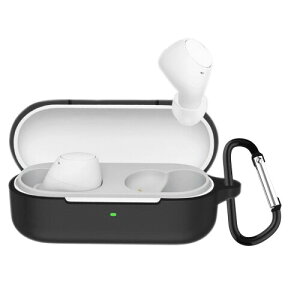 TOORQR For Sony WF-C510 �P�[�X �J�o�[ Sony WF-C510 �V���R���f�� �P�[�X �ی�J�o�[ �h�� �h�o �����h�~ �L�Y�h�~ �S�ʕی� �y�� �J���r�i�t��(�u���b�N)