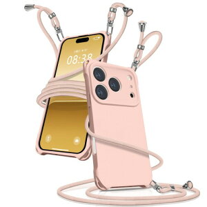 Muciyazi �P�[�X �p�� iPhone 17 Pro Max �V�����_�[ �V���R�� �J�o�[ �ϏՌ� ���|�� �΂߂��� ��|���P�[�X �R�t�� �D��X�g���b�v�t�� ���������\ ���O���\ ���t���h�~ �}�b�g���� �w��