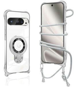 Google Pixel10 Pro XL �P�[�X �N���A �V�����_�[ ���� �O�[�O���s�N�Z��10 pro xl �J�o�[ �����O�t�� pixel 10 pro xl �J�o�[ �X�^���h�@�\ �}�O�l�b�g���� �ϏՌ� �ČR�K�i �R�t�� �΂߂��� �D��X�g