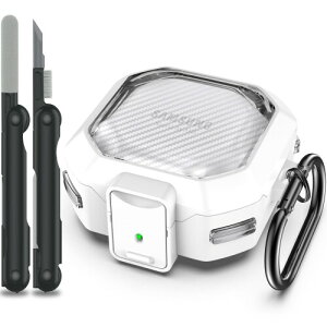 RFUNGUANGO �ی�P�[�X Samsung Galaxy Buds 2 Pro/Buds Pro/Buds Live/Buds 2 �p�A�����P�[�X�A�L�[�`�F�[��/�W�b�p�[/�N���[�j���O�L�b�g�t�� (�����h�~���b�N) - �z���C�g