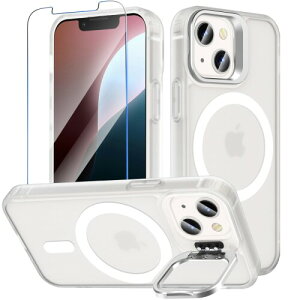 iPhone 12 mini �P�[�X iPhone 13 mini �P�[�X BESINPO (�K���X�t�B�����t���EMagSafe�Ή��E�X�^���h�@�\) ��phone12 mini �J�o�[ �c�����Ή� �����\ ������ ���΂݂Ȃ� �w��h�~ �ϏՌ� �}�O�l�b�g����