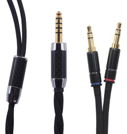 KK Cable NK-A 互換アップグレードオーディオケーブル交換用 イヤホンケーブル T1 II、T5ヘッドフォン用 4.4mmプラグ、オーディオアップグレードケーブル NK-A (1.5M(4.9フィート))
