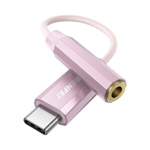 BENFEI USB C CzWbNϊ USB C-3.5mm CzϊA_v^[ DAC 24bit/96KHzΉ TRRS/4 iC҂ ʒ/ʘb/yΉ iPhone15V[Y/iPad Pro/Android/Type CȂǋ@ɓKp s