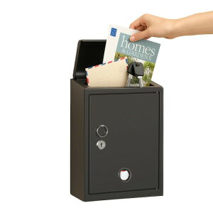 DiDiHere 郵便箱 郵便ポスト 郵便受け 壁掛け 大型 屋外 ダイヤル式 シックピンク