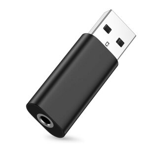 USB �C���z���W���b�N �ϊ��A�_�v�^ USB 3.5mm �ϊ��A�_�v�^�[ USB �I�[�f�B�I �ϊ��A�_�v�^ USB2.0 to 3.5mm �ϊ��P�[�u�� TRRS 4�� �}�C�N�E�w�b�h�z���[�q��̉� ���}���^�C�v PS5 PS4/Raspberry Pi
