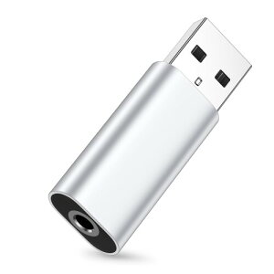 USB �C���z���W���b�N �ϊ��A�_�v�^ USB 3.5mm �ϊ��A�_�v�^�[ USB �I�[�f�B�I �ϊ��A�_�v�^ USB2.0 to 3.5mm �ϊ��P�[�u�� TRRS 4�� �}�C�N�E�w�b�h�z���[�q��̉� ���}���^�C�v PS5 PS4/Raspberry Pi