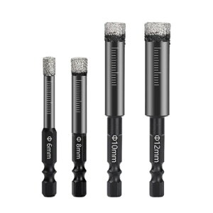 DFsucces ^낤tꂽ_ H Zp`VN _Chh h4Zbg6mm/8mm/10mm/12mm KpJbg嗝 KX  ^C (4PCS, Zp`nh)