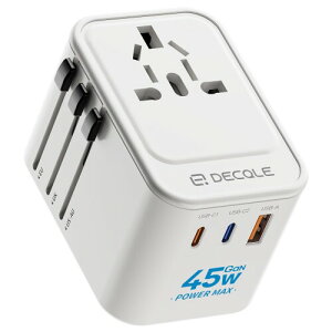 decqle CO ϊvO RZg}`ϊvO 2 USB-C(GaN45W }[dj 1 USB-A|[g 4䓯[d SEΉiAJ/CMX/[bp/I[XgA/Ȃǂ224+X