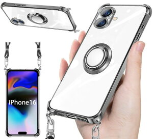 weiaoluo iPhone 16 plus P[X NA lbN Ot V_[ ACtH16 plus P[X ϏՌ iPhone16 plus gуJo[op[ tpu ^ y^ 360x] X}zP[X Xgbvz[