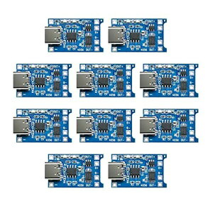 Hailege 10個セット TP4056 Type-C USB 5V 1A 18650リチウム電池充電器モジュール充電ボード、デュアル保護機能付き