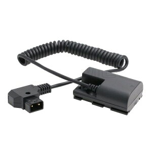 SZRMCC D-tap to New DR E6iLP E6jDummy Battery for Canon 60D 70D 80D Camera and SmallHD 501 502 702 Monitor (Coiled Cable)