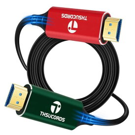 Thsucords 4K 光ファイバーHDMIケーブル 75M HDMI 2.0ケーブル UHD 4K@60Hz HDR/18Gbps/4:4:4/3D/ARC/HEC/RTX 3080/3090 Xbox Series X PS10 Denon AVレシーバー LG Samsung Sony TV対応