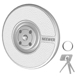 NEEWER �X�}�z�O�r�X�^���h�}�E���g �}�O�l�b�g�� ���C�O�r�}�E���g�A�_�v�^�[ �S�����������O/1/4"�X���b�h�t�� �R���p�`�u�� MagSafe iPhone 16 Pro Max 15 14 13 12 ���B��_/�r�f�I�^��p PA080