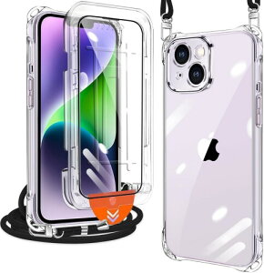 xiusiteli iPhone 14 Plus �p �P�[�X �N���A �V�����_�[ TPU �u���b�N�� ���^ �y��