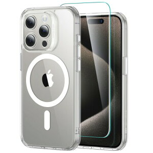 ESR iPhone 15 Pro Max �P�[�X Magsafe�Ή� ������ �}�b�g�P�[�X ��� �ی�t�B�����t�� �ČRMIL�K�i �ϏՌ� ���h�~ ��phone15pro max �P�[�X �X�g���b�v�z�[���t�� Classic�V���[�Y�i�N���A_�t���X�g�z