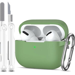 MHYALUDO AirPods Pro P[XJo[ARpO[h̗h~\tgVRՌzیی AirPods Pro  2/1 P[XAL[`F[ƃN[jOLbgtAtg LED AO