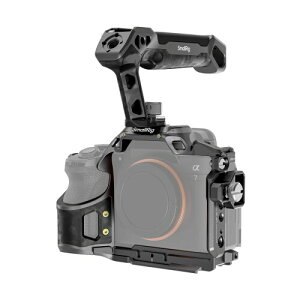 SmallRig A7 V / A7R V / A7 IV�Ή� Rhinoceros �P�[�W �x�[�V�b�N�L�b�g Sony Alpha 7 V/Alpha 7R V/Alpha 7 IV/Alpha 7S III/Alpha 7R IV �p �g�b�v�n���h��/HDMI�p�P�[�u���N�����v�t�� - 6030