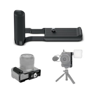 JJC Canon EOS R50V�p����L�^�n���h�O���b�v �L���m�� Canon EOS R50 V�J�����K�p �d�r�������֗� ���1/4"-20�̃l�W & �A���J�^�C�v �}�C�N �� LED�t�B�����C�g���t���\ ����