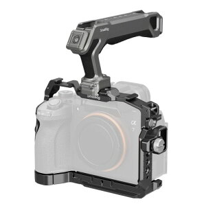 SmallRig A7 V/A7R V/A7 IV�Ή� HawkLock �P�[�W�L�b�g Sony Alpha 7 V/7R V/7 IV�p�ANATO�g�b�v�n���h���ANATO���[���AArca�p�N�C�b�N�����[�X�v���[�g�AHDMI�p�P�[�u���N�����v�t�� - 6027