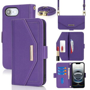 �Ή� iPhone 16e �P�[�X �蒠�^ �V�����_�[ �� iPhone 17e �P�[�X ���z�^ �����ӂ���16e�P�[�X �X�g���b�v�t�� �~���[ �J�[�h���[ �N���X�{�f�B �A�C�t�H�� 17e �P�[�X ������ ��|�� �΂ߊ|�� ��