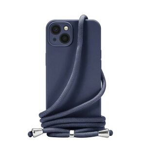 Handodo 対応: Apple iPhone 13 mini ケース - iPhone 13 mini カバーネック ショルダー ストラップ付き スマホ シリコン カバー 紐付き 斜めがけ, 織りストラップ付き 調節可能なショルダー クロスボ