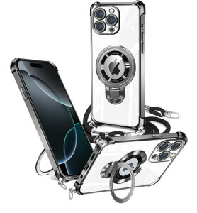 weiaoluo iPhone 16 pro maxP[X NA lbN Ot V_[ MagSafeΉ ACtH16 pro maxP[X ϏՌ iPhone16 pro maxgуJo[op[ tpu y^ 120x] }Olbg @\