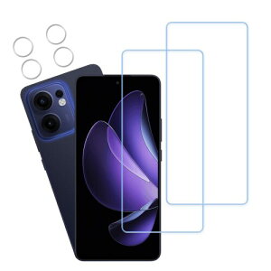 KPNS ���{�f�ސ� �u���[���C�g�J�b�g OPPO Reno 13 A �p �K���X�t�B���� �J�����t�B���� �J�o�[ �ی�t�B����