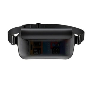 Natiform ウエストポーチ IPX8 防水 携帯 防水ケース (黒)
