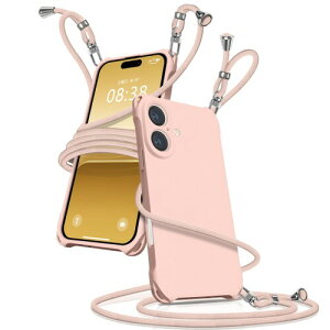 iPhone 17 ������ �P�[�X �V�����_�[ �V���R�� �A�C�t�H��17 �J�o�[ �J�o�[ �ϏՌ�(�s���N)