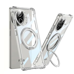 weiaoluo �P�[�X Xiaomi POCO F7 Ultra 5G �N���A �p�� �����O�t�� poco F7 Ultra �J�o�[ �ی�V�F�� ���傤���� �X�^���h�@�\ 360°��]�\ �V���I�~ POCO F7 Ultra �����P�[�X �w��h�~ �]�|�h�~ TPU �X�^