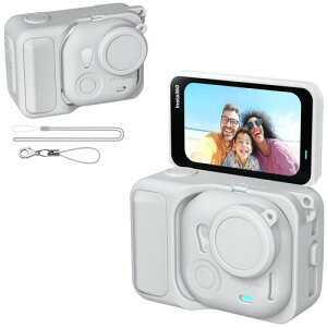 Insta360 GO Ultra�p�V���R���P�[�X �J�o�[ 5 in 1 Insta360 GO Ultra�p�A�N�Z�T���[�Z�b�g�g �����Y�L���b�v + �ی�P�[�X + �����h�~�X�g���b�v+ �������[�h�}�O�l�b�g���N�C�b�N�����[�X�}�E���g