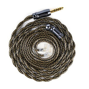 NICEHCK GodDNA イヤホンリケーブル アップグレードケーブル qdc 2Pin 4.4mm 銅銀合金+銀メッキ合金銅+銀メッキ7N高導電銅ミックス デュアルシールド構造 交換用 音質改善 イヤモニ hifi 金属製コ