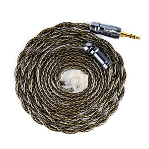 NICEHCK GodDNA イヤホンリケーブル アップグレードケーブル qdc 2Pin 3.5mm 銅銀合金+銀メッキ合金銅+銀メッキ7N高導電銅ミックス デュアルシールド構造 交換用 音質改善 イヤモニ hifi 金属製コ