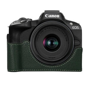 �L���m���p Canon EOS R50�p �J�����n�[�t�P�[�X BEADY �J�����P�[�X PU ���U�[ EOS R50 �n���h �O���b�v �p �ی�J�o�[ �O���[��