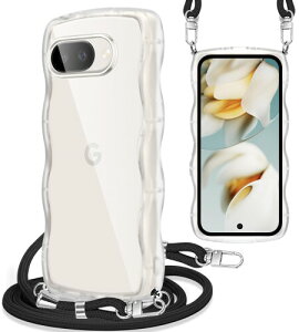 Yuanlai For Google Pixel 9a �P�[�X �V�����_�[ �X�}�z�P�[�X �ϏՌ� �N���A �g�^ �s�N�Z�� 9A �J�o�[ ���|�� �΂߂��� �R�t�� �D��X�g���b�v�t�� ���������\ ���O���\ (�N���A)