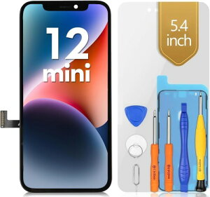 bokman iPhone 12 mini �t���p�l�� ��ʌ��� �L�b�g5.4 �C���` �t�����g�p�l�� LCD �^�b�`�p�l�� �C���p�[�c �K���X �X�N���[�� �C�� �H��t��