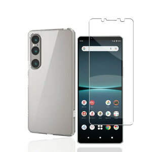 �i1���K���X�t�B����+ 1���P�[�X �j�Ή�Xperia 1 VI SO-51E SOG13 XQ-EC44 �P�[�X +Xperia 1 VI�K���X�t�B�����G�N�X�y���A 1 VI �t�B���� �����K���X �t�� �ی�t�B���� �w��F�� �ϏՌ� �w��h�~ ����