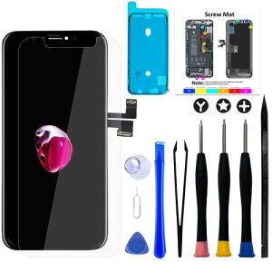 Goldwangwang �t���p�l�� ��?�� iPhone 11 Pro Max LCD 6.5�C���`�f�W�^���t���[���A�Z���u���Z�b�g�A�C���H��Ƌ����K���X�ی�t�B�����A�h���V�[��A 2161/A 2220/A 2218�p3 D�^�b�`�X�N���[��
