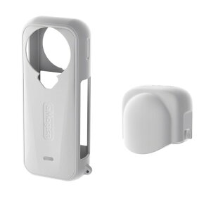 Twaxl Insta360 X4 Air �p �V���R���ی�J�o�[�Z�b�g�i�����Y�L���b�v�t���j (Grey)