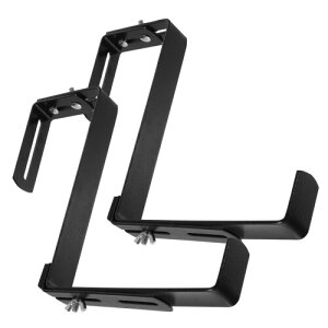 Gogogmee 2個ハンギングフラワーポットフック 防錆 重厚な製 バルコニー手すりや壁に取り付け可能 簡単設置 便利なプランター保持 ガーデンやインテリアに華を添える