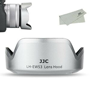 JJC EW-53 t Yt[h Ԍ` Canon RF-S 18-45mm F4.5-6.3 IS STM & Canon EF-M 15-45mm F3.5-6.3 IS STM Y ɑΉ Canon EW-53Yt[h ݊ O[