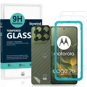 Ibywind �Ή� Motorola Edge 70 5G �K���X�t�B���� 2 ���ی�t�B���� �K�C�h�g�t�� �����Y�J�o�[�i1���j�w�ʃV�[�g�i1���j ���菝�h�~�ϏՌ��d�x 9H�����K���X�t�B����