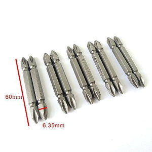 zmart PH2 Cross Driver Bit Set of 10 Hex Shank Magnet Magnet 60mm 6.3mm