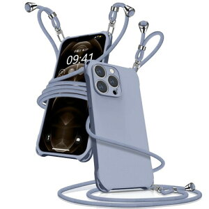 iPhone12 Pro ケース ショルダー シリコン iphone 12 Pro スマホケース アイフォン12Pro カバー 耐衝撃 肩掛け 斜めかけ 縄掛けケース 紐付き 斜めがけ 織りストラップ付き 長さ調整可能 取り外し