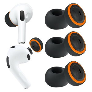 KASOTT AirPods Pro 3 �p �C���[�s�[�X �V���R��+�ᔽ���`��L���t�H�[�� (��3����Ή�) �C���[�`�b�v �E���h�~ �t�B�b�g�� �_�炩�����K �Չ��� �C�Y�ጸ �������� ����~�� �[�d�P�[�X�Ɋ��S