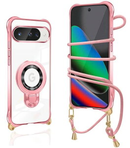 Google Pixel10 �P�[�X �N���A �V�����_�[ ���� �O�[�O���s�N�Z��10 �J�o�[ �����O�t�� Pixel 10 Pro�J�o�[ �X�^���h�@�\ �}�O�l�b�g���� 360°��]�X�^���h �ϏՌ� �ČR�K�i �R�t�� �΂߂��� �D��
