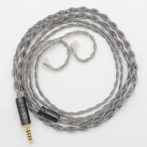 SoundsGood Stibnite �X�e�B�u�i�C�g 4�c �n���h���C�h ���P�[�u�� �⃁�b�L �����x�� ���_�f�� OFC �C���z�� �A�b�v�O���[�h �P�[�u�� �����P�[�u�� (QDC-4.4mm)