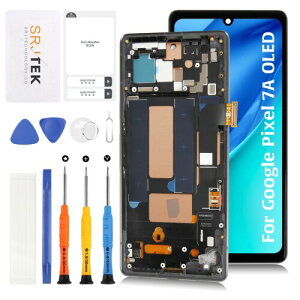 SRJTEK For Google Pixel 7A p OLED ʌ(IWił͂Ȃ) t[t (wP[u]Kv)ʌfBXvCXN[6.1C` tXN[^b`fW^CUAZu